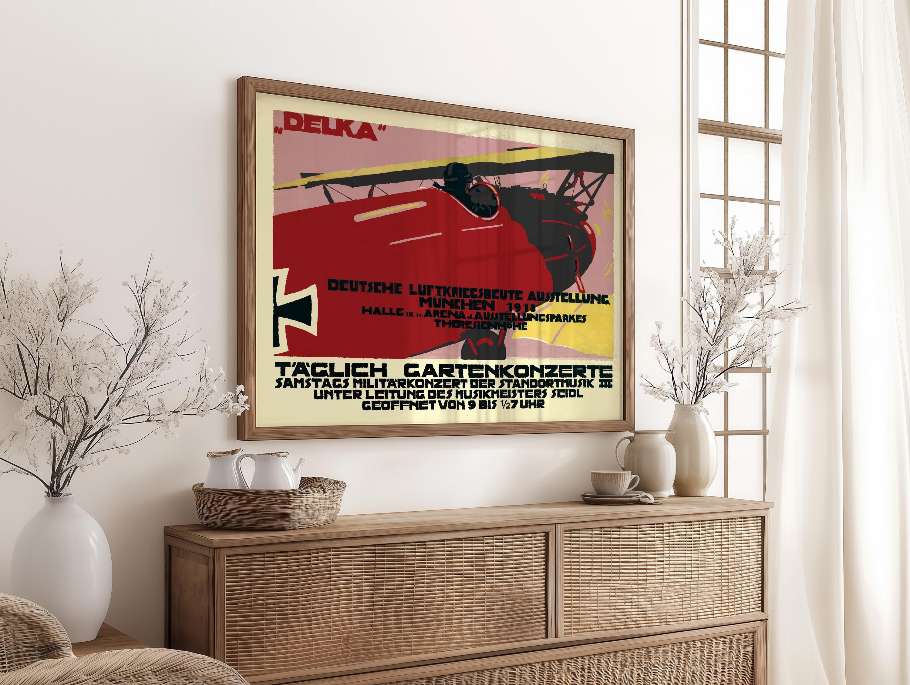 第一次世界大戦ドイツ帝国のプロパガンダポスター - 空中戦の戦利品