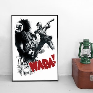 Poland WWII Propaganda Poster: &quot;Hands Off!&quot; Patriotism Art Print