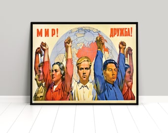 Soviet Propaganda Poster 
