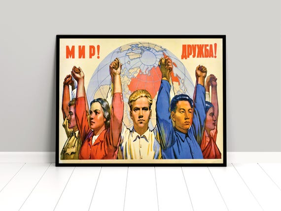 Soviet Propaganda Poster 
