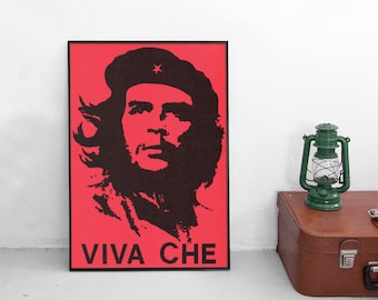 Che Guevara Marxist Revolutionary Vintage Political Art Poster Print