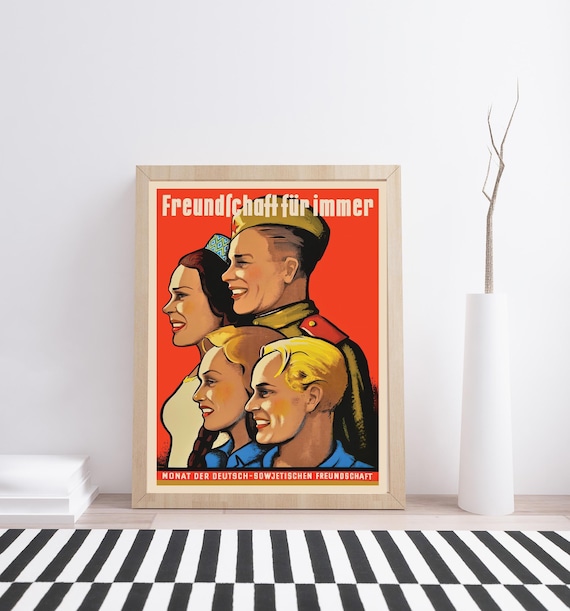Eastern Germany Propaganda Poster: 