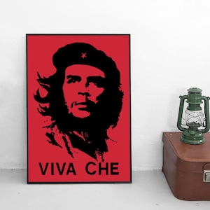 チェ・ゲバラのポスター：「ビバ・チェ！」ポートレートプリント