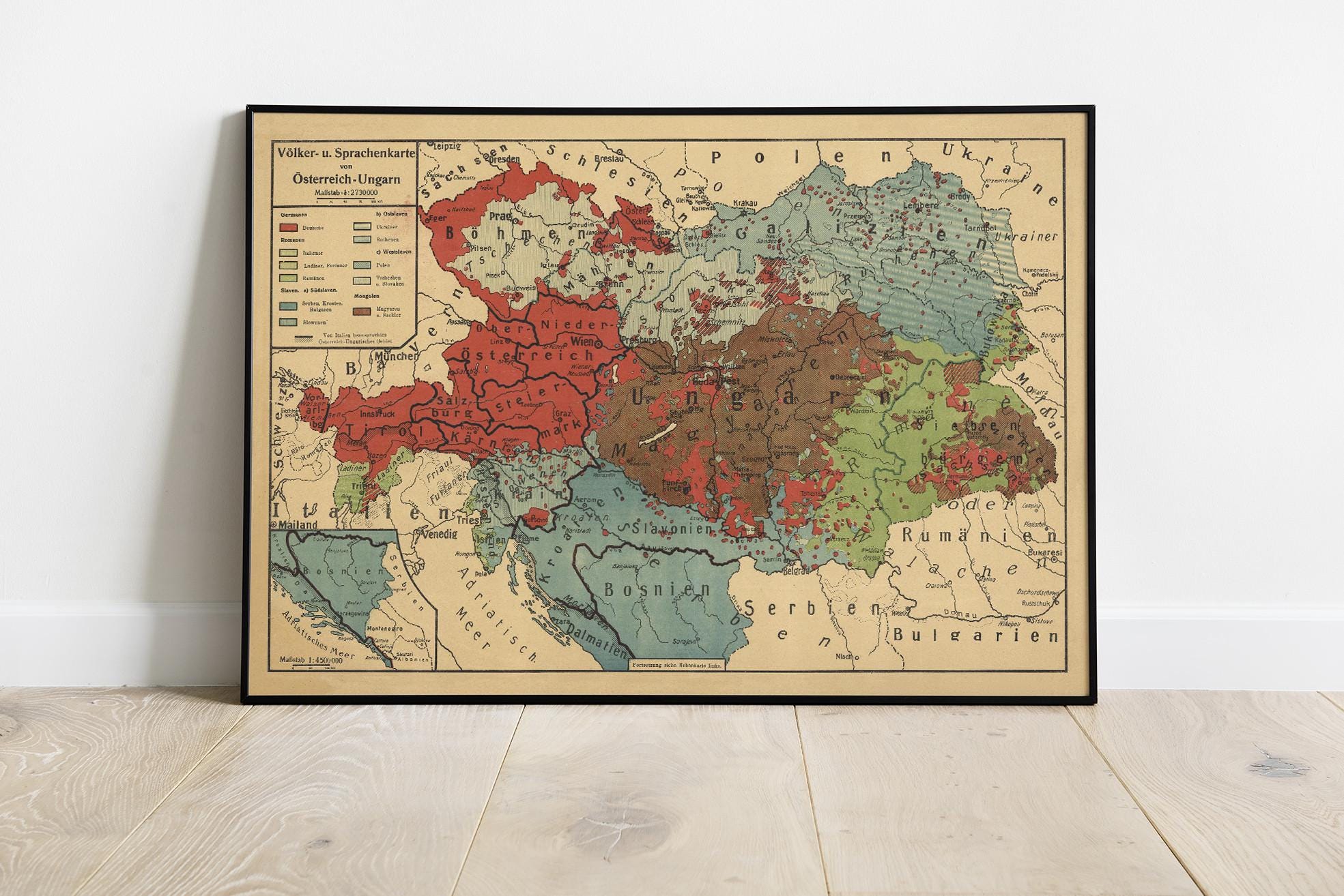 Map of Imperial Austria-hungary 