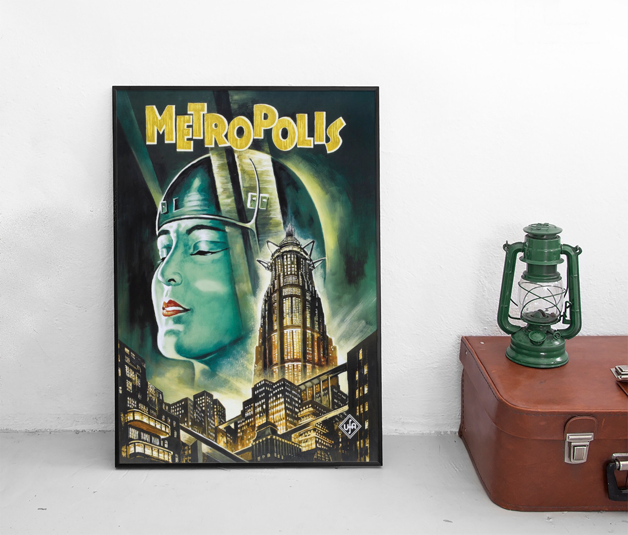 メトロポリス（1927年）映画ポスター：フリッツ・ラング映画、ドイツ