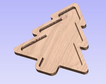 Christmas Simple Tree Sign / Serving Board / Charcuterie Board Etsy
