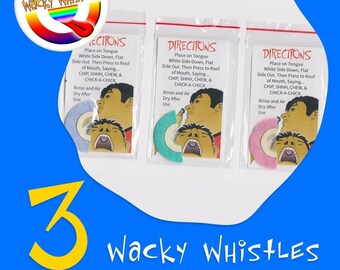 3 Wacky Whistles