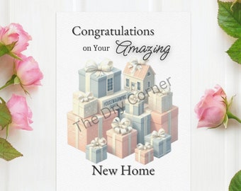 Congratulations on Your Amazing New Home Card