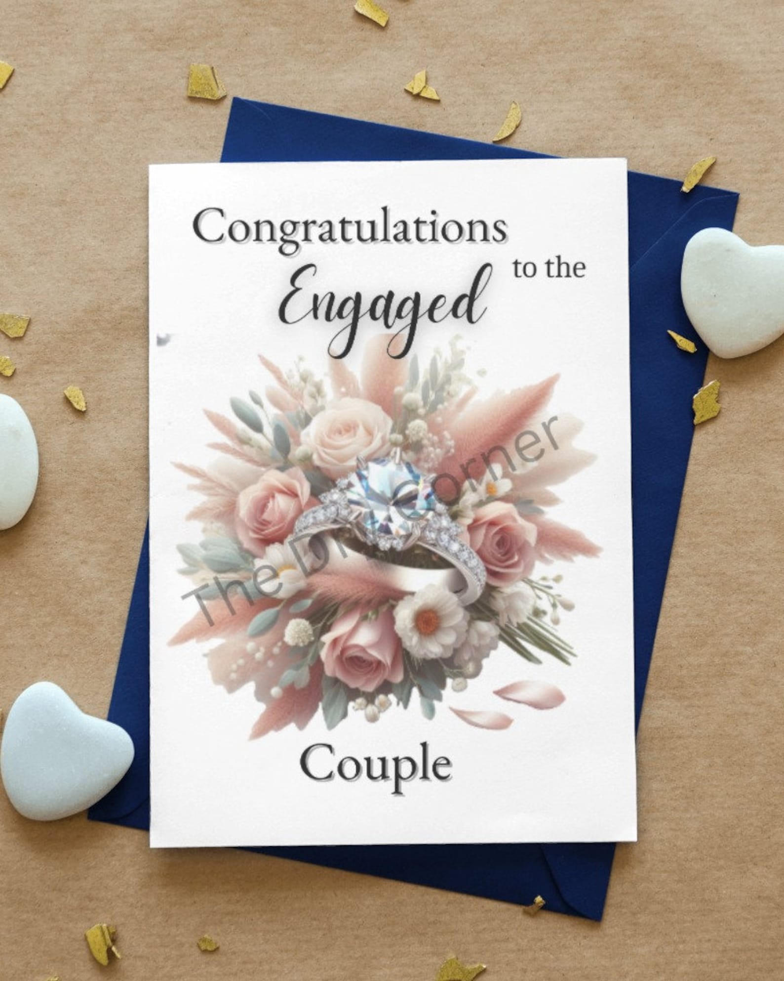 Congratulations to the Engaged Couple Card - Etsy