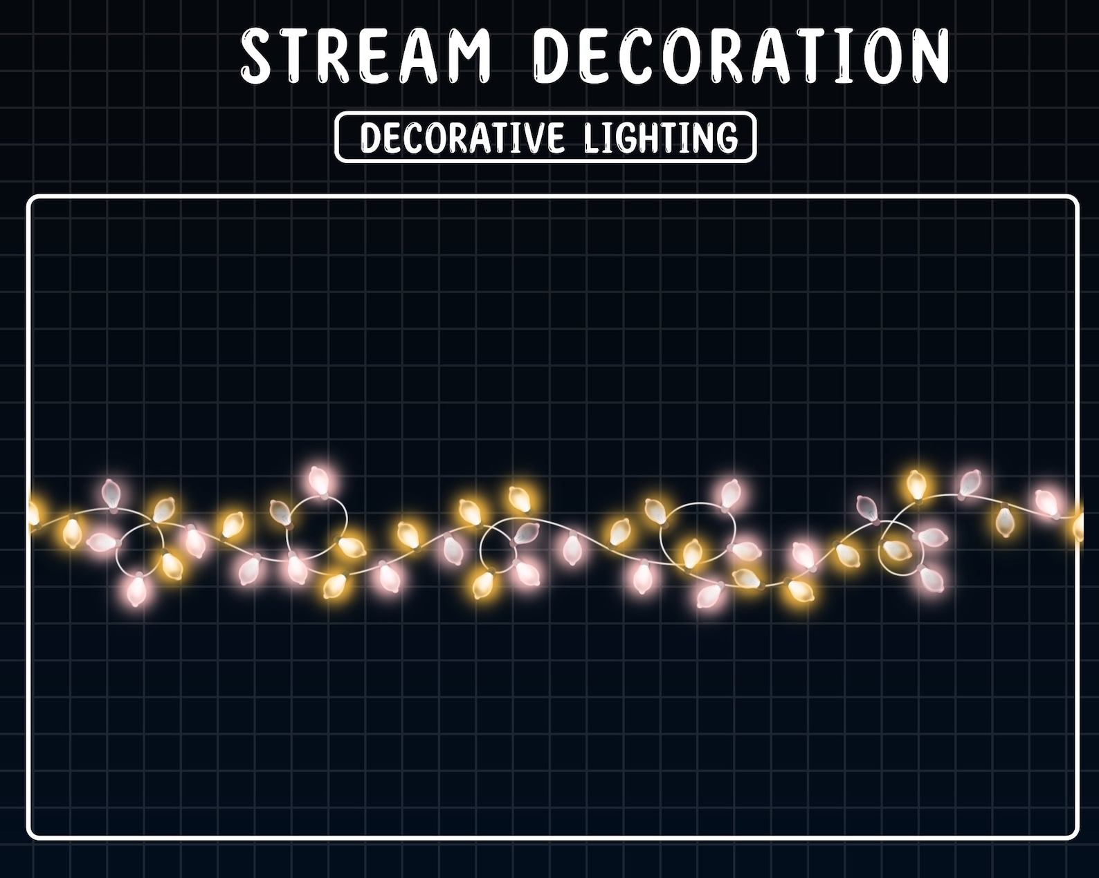 Animated Stream Decoration Christmas Lights String / Party Lights ...