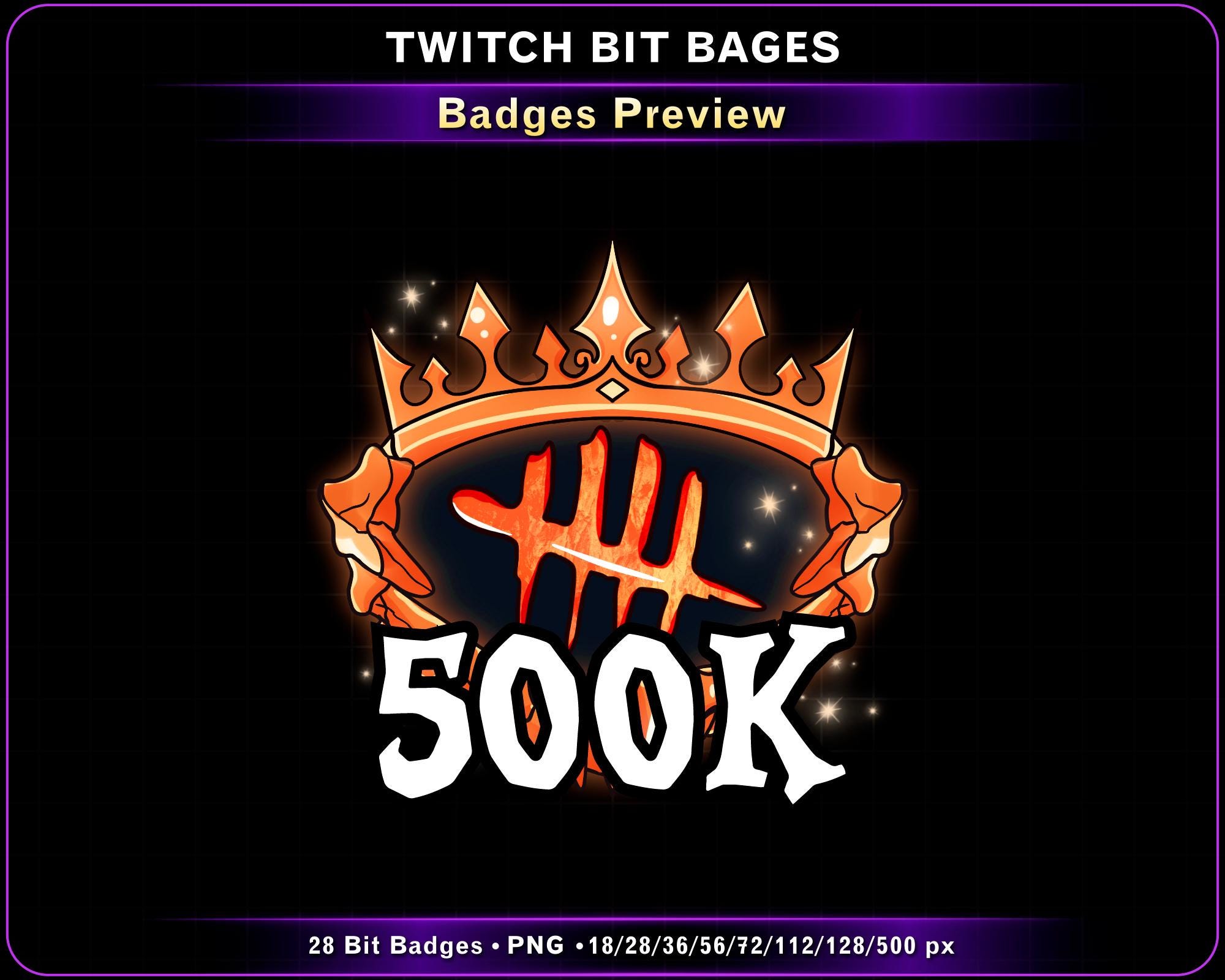 28x Twitch Bit Badges DBD Ranks, Stream Badges for Dead by Daylight ...