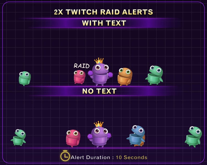 Pink Raid Alert Animated Cute Repo Twitch Raid Alert, Cute Repo Raid Animation With ...