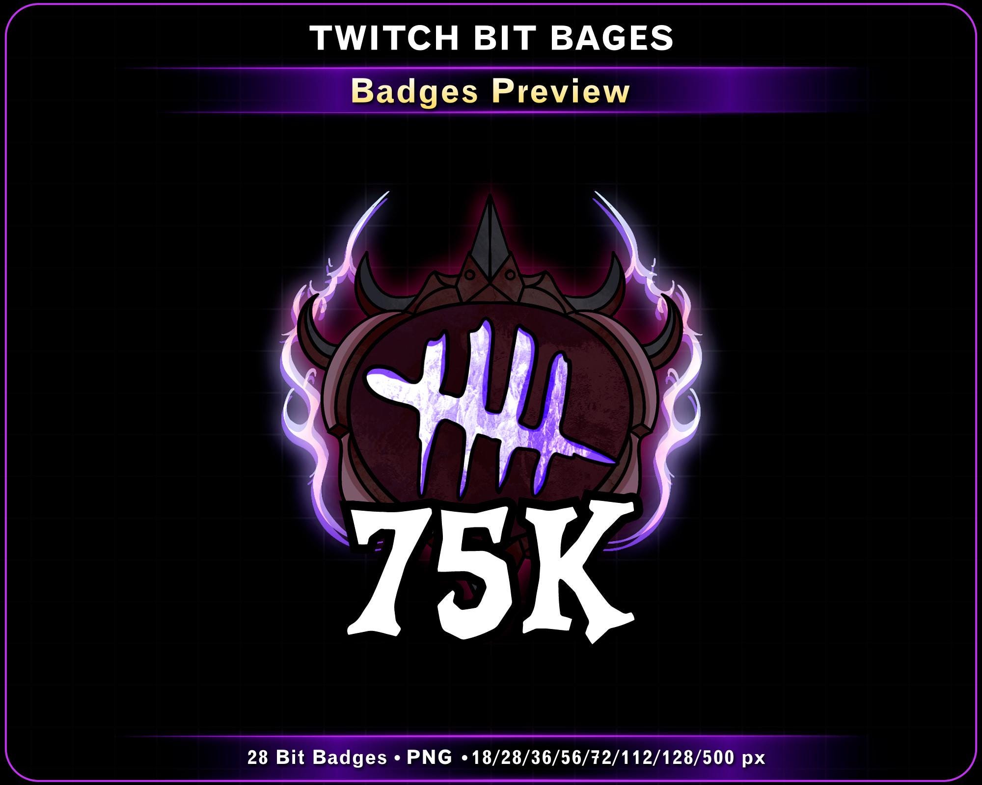 28x Twitch Bit Badges DBD Ranks, Stream Badges for Dead by Daylight ...