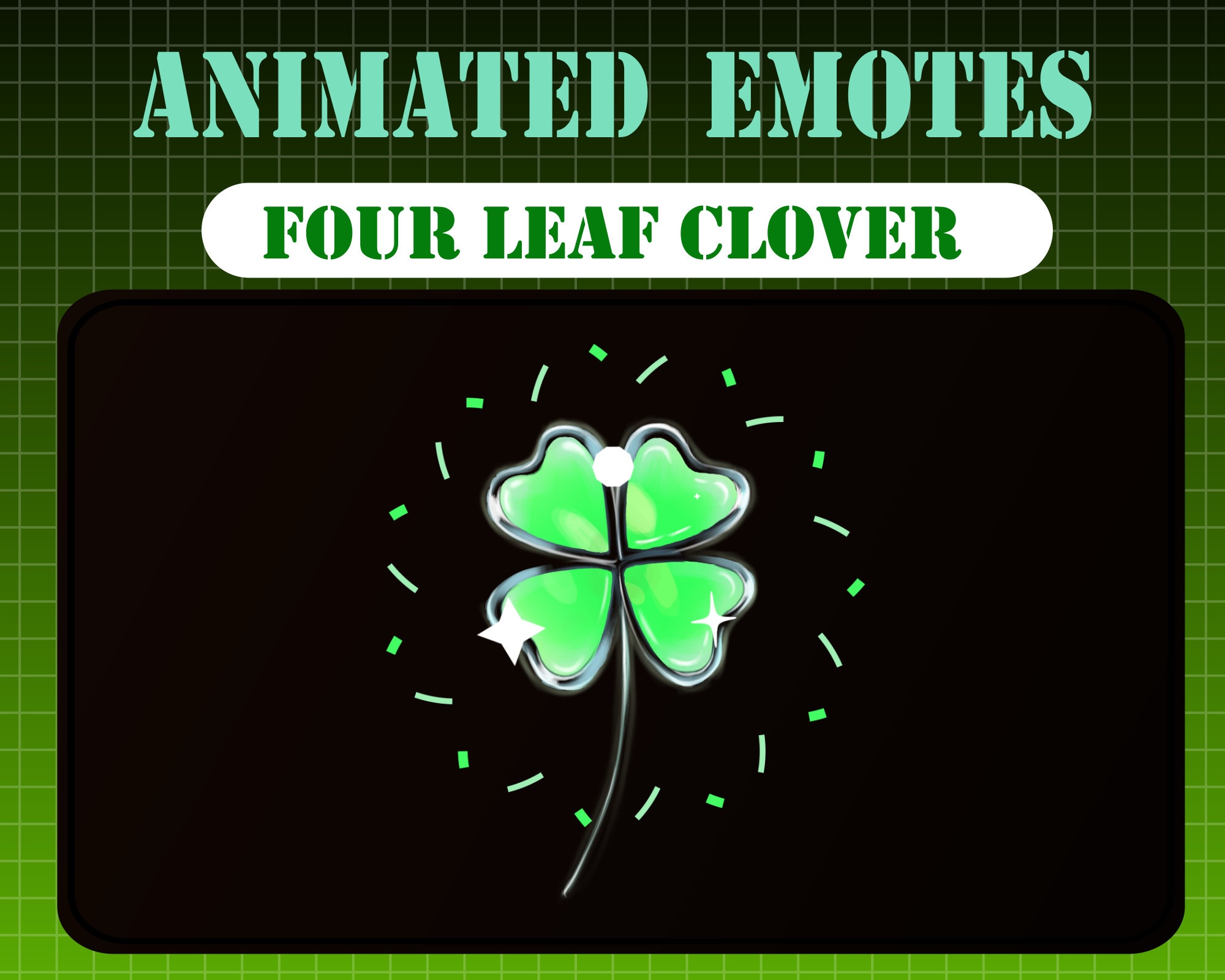 4 Leaf Clover Animated Emotes / Animated Twitch Emotes ST - Etsy 4 Leaf Clover Animated Emotes / Animated Twitch Emotes ST - Etsy
