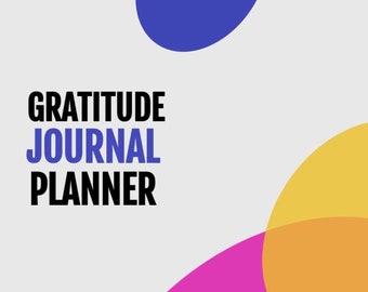 Gratitude Journal Planner