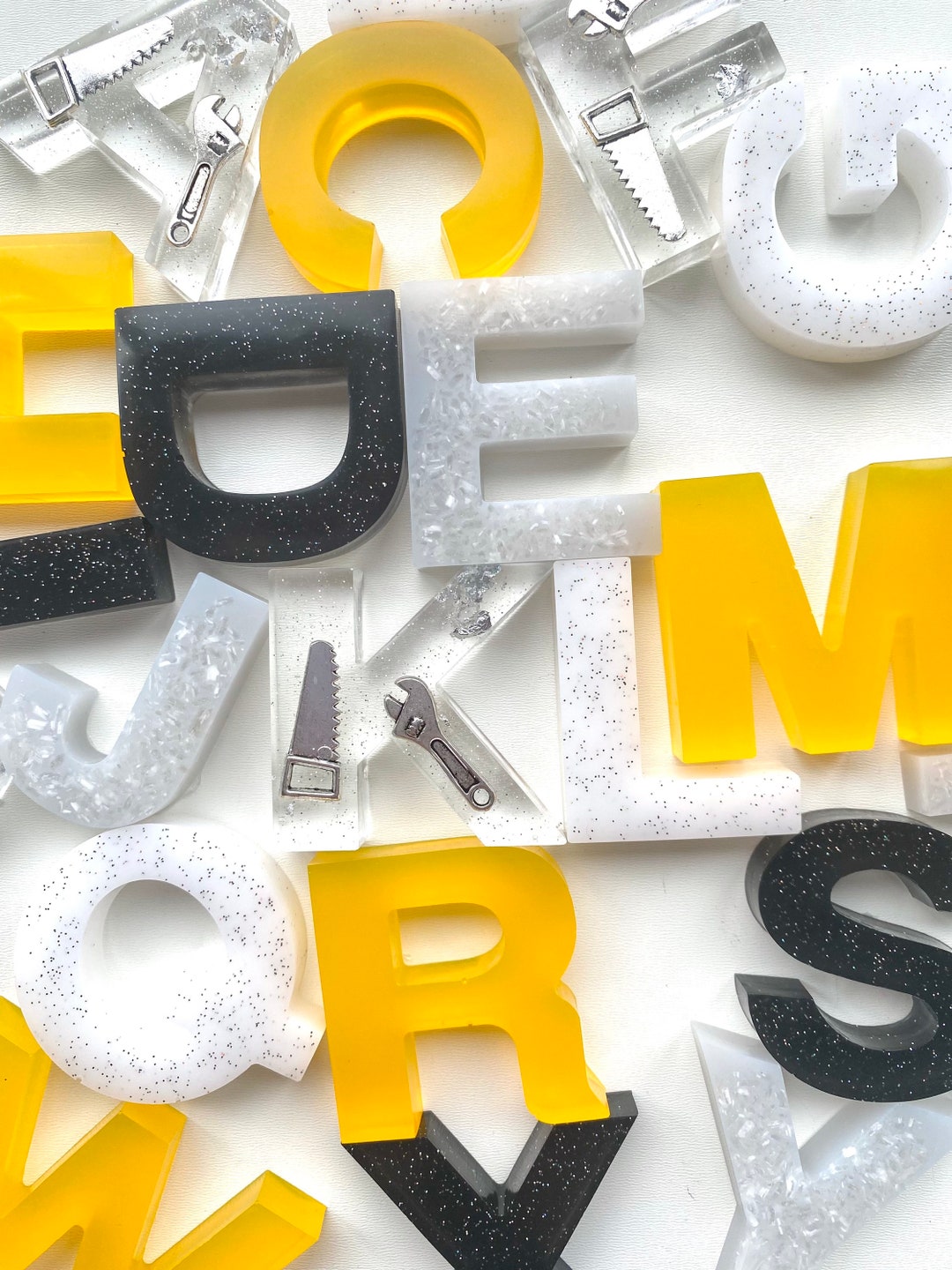 Construction Themed Alphabet Letters - Etsy