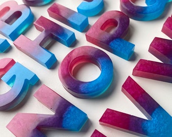 Resin Alphabet Letters