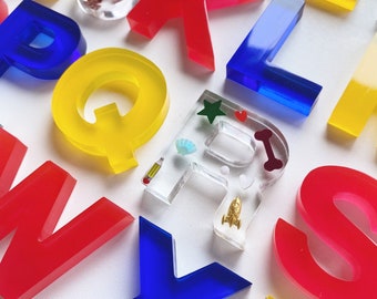 Resin Alphabet Letters: I Spy