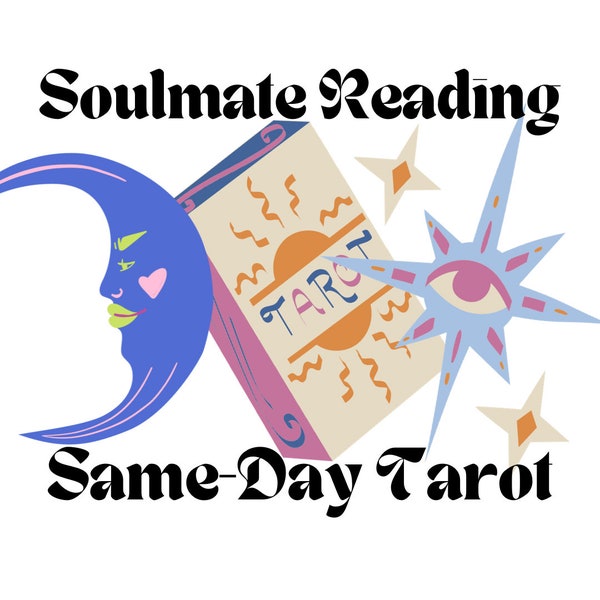 Soulmate Tarot-Lesung, Tarot-Lesung, Soulmate Lesung, Twin Flame Lesung, Tarot am selben Tag, Soulmate Lesung