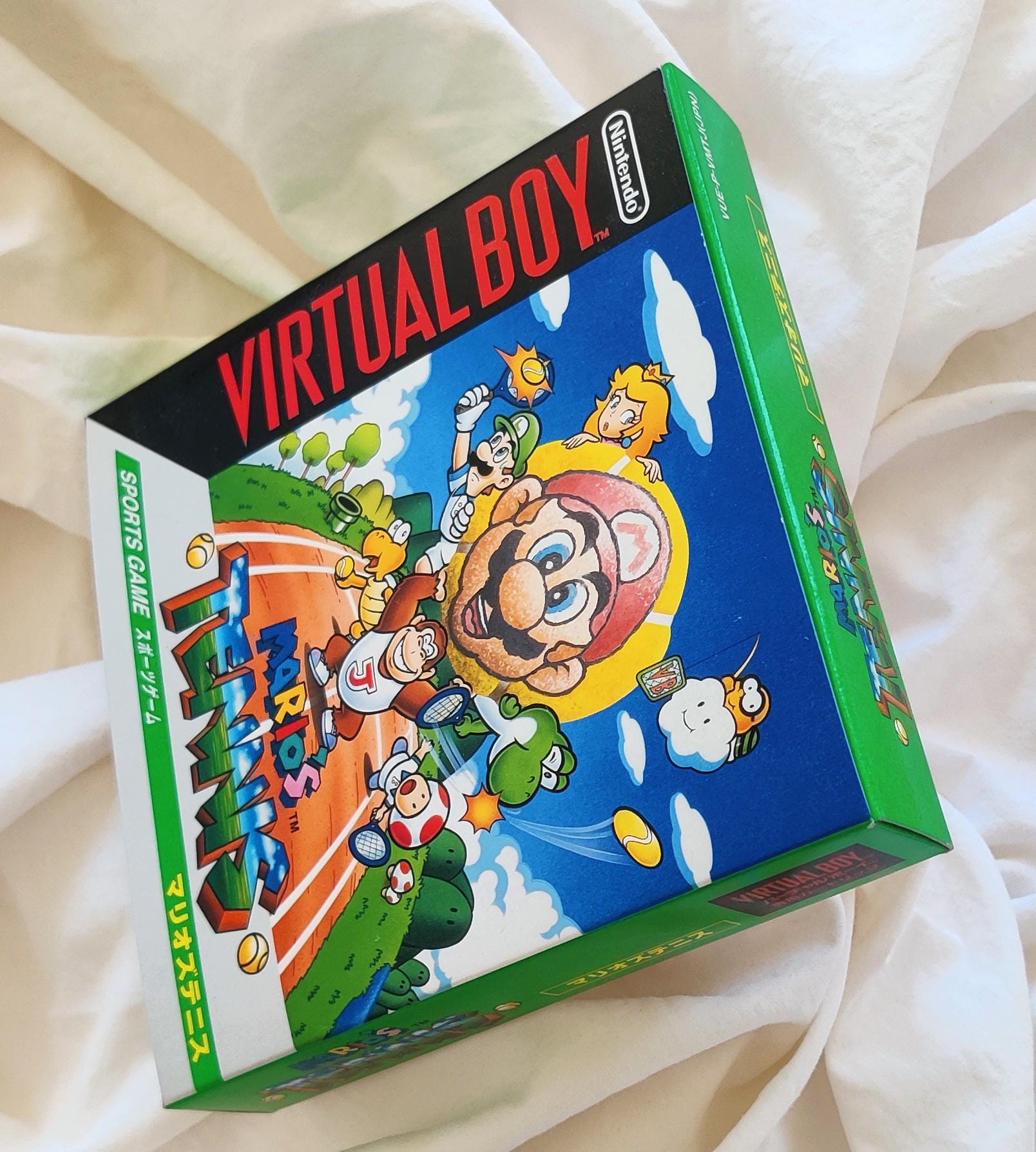 任天堂バーチャルボーイ、「マリオテニス」、日本語版、携帯型ゲーム機