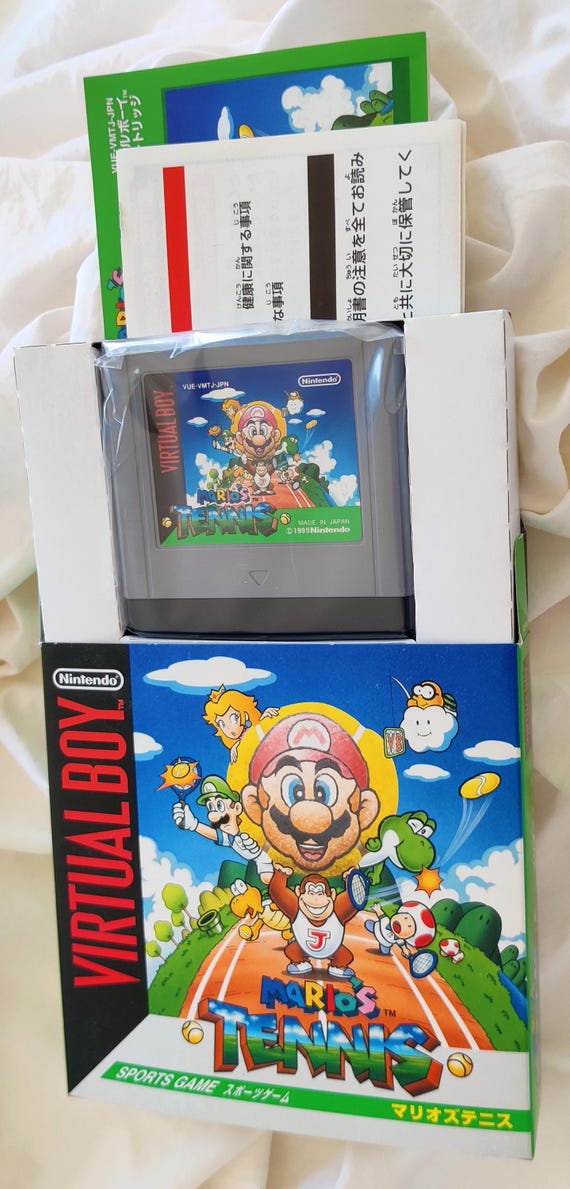 任天堂バーチャルボーイ、「マリオテニス」、日本語版、携帯型ゲーム機