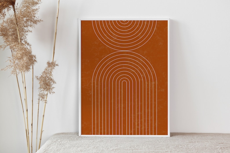 Lot de 7 affiches islamiques en orange brûlé | Téléchargement numérique, impressions numériques islamiques, décoration d'intérieur musulmane, Zikr, Dzikr, Ayatul Kursi, Ayat Kursi image 6