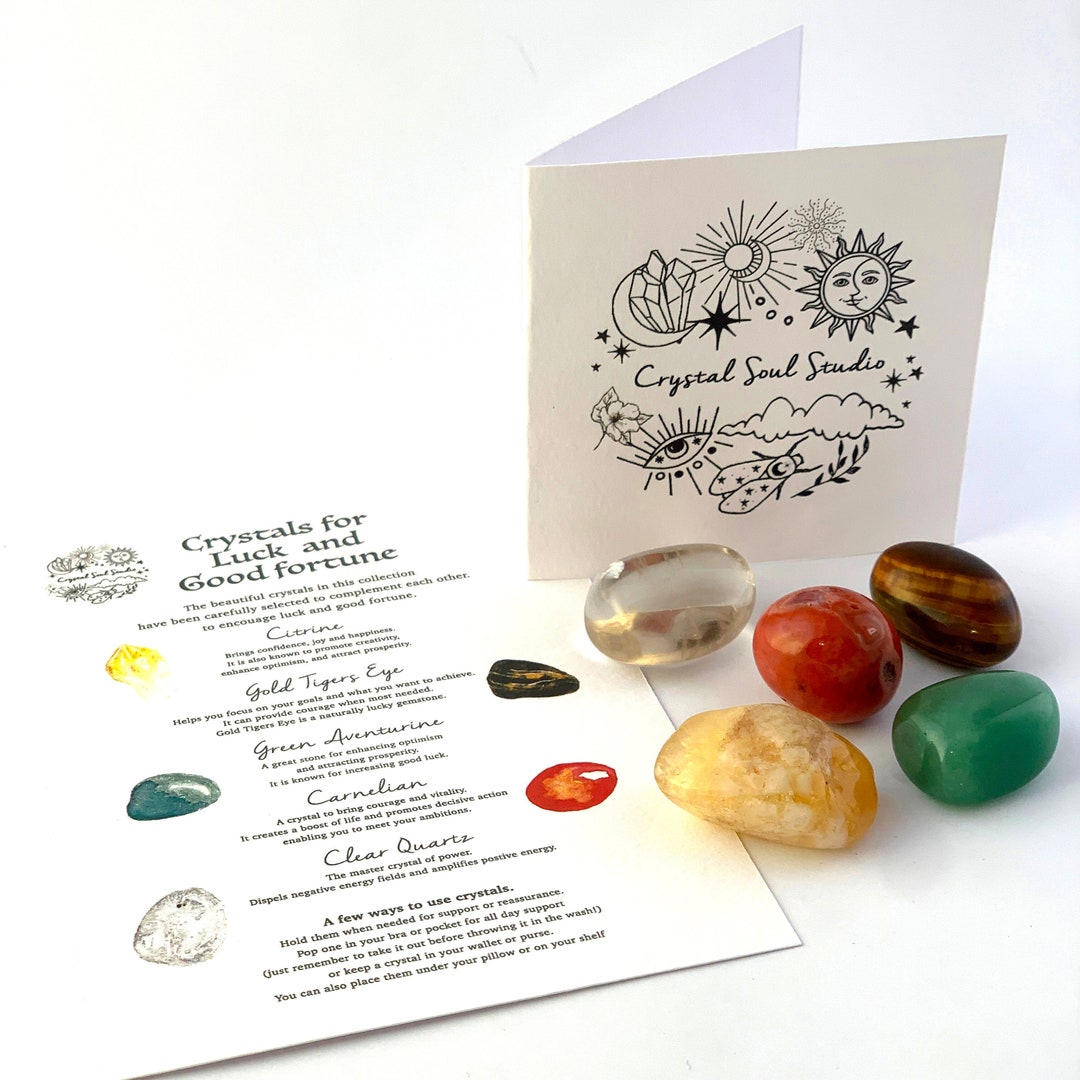 Crystals for Good Luck and Good Fortunegood Luck Crystal Set Etsy