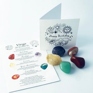 Kristallen voor een maagd, Maagd kristal set,Reiki. Chakra kristallen. maagd kristal gift set. Maagd kristallen,Sterrenbeeld Maagd Kristal healing set.