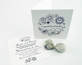 Aunt and Niece crystal set, Crystals for a Aunt and Niece ,Aunt and Niece Gemstone Kit, Crystals for a  Niece, Niece crystal gift set