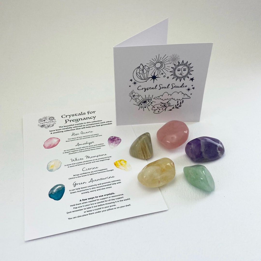 Crystals for Pregnancy, Pregnancy Crystals ,pregnancy Crystal Set,reiki