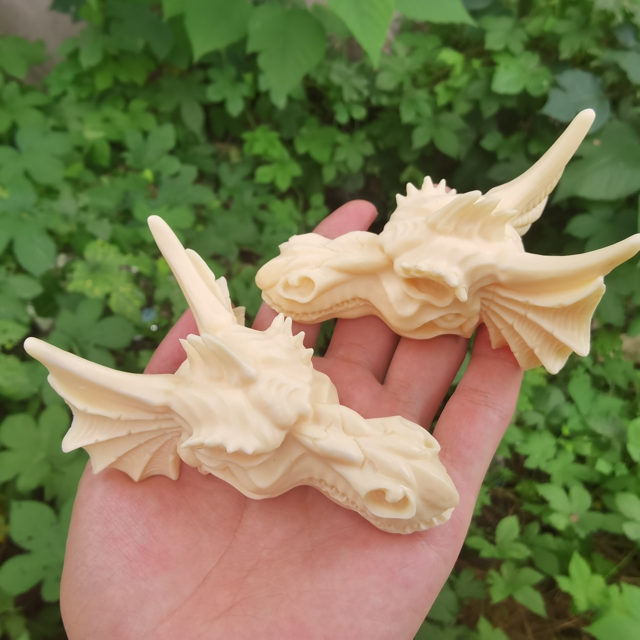 One Natural Ivory Nut Dragonivory Fruit Carvingreiki Etsy