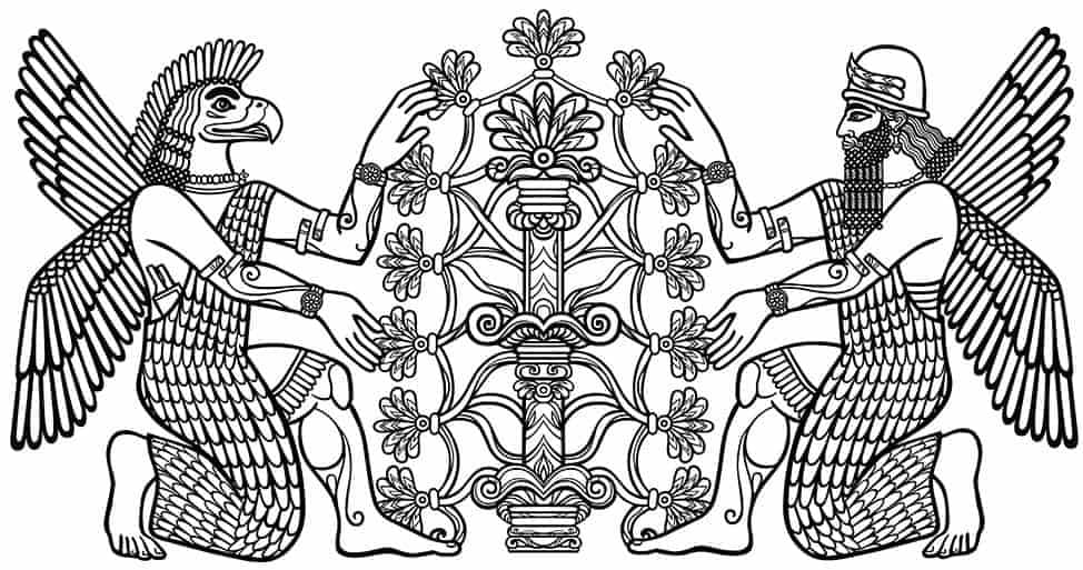 Sumerian Civilizations Coloring Pages Ancient Mesopotamia - Etsy