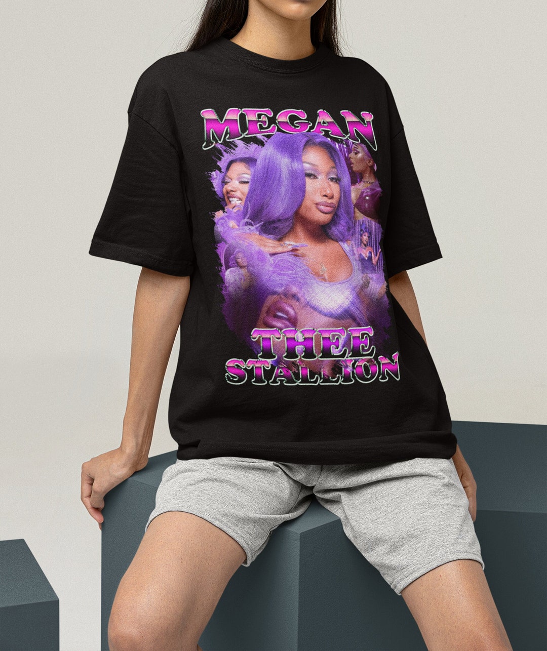 Megan Thee Stallion Shirt Vintage 90s Retro T-shirt Megan - Etsy