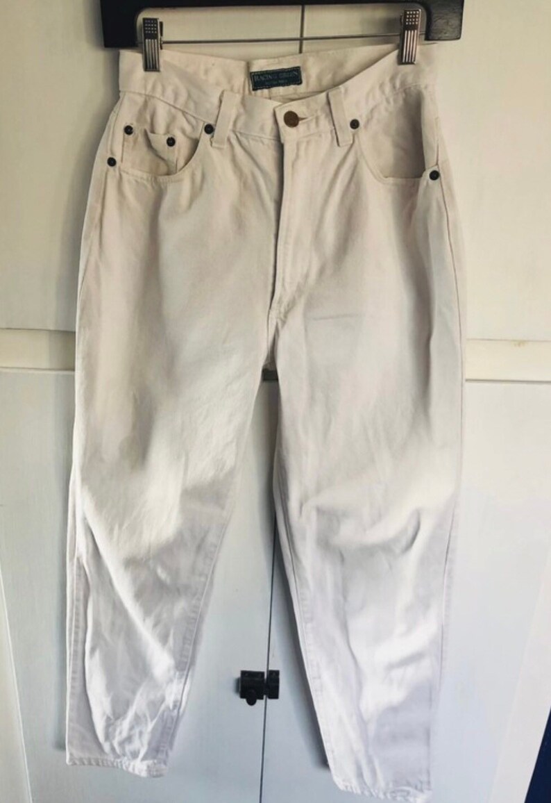 Vintage British Made Racing Green Jeans 