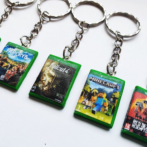 Mini Game Keychain Gamer Gift Nerd Gift Fathers Day Gift Etsy Australia
