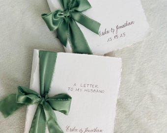 Wedding vows booklet