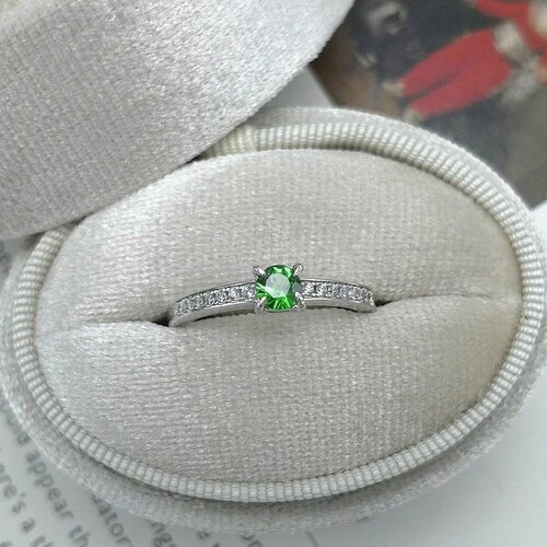 Garnet Ring, Tsavorite Ring, Natural tsavorite Ring, Green Garnet shops Ring, 925 Sterling Silver, Minimalist Ring, Promise Ring, Dainty Ring