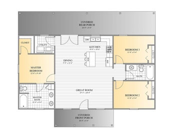 The Perry - 1,200 Square Feet