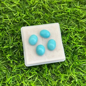 Arizona Turquoise Gemstone Smooth oval Cabochon ~ Natural Genuine Turquoise Semi Precious Gemstone Loose Cabs