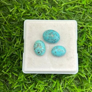 Turquoise Cabochon ~ Arizona Turquoise cab Sleeping Beauty Gemstone Loose Cabs Turquoise gemstone 3 pieces