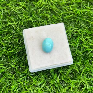 Arizona Turquoise cabochon Gemstone Smooth oval Cabochon  10.30x14.20 mm ~ Natural Genuine Turquoise Semi Precious Gemstone Loose Cabs