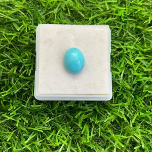 AAA+ Arizona Turquoise Gemstone Smooth oval Cabochon  11.10x14.30 mm ~ Natural Genuine Turquoise Sleeping Beauty Gemstone Loose Cabs
