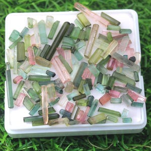 Natural Tourmaline Rough Pencil Shape 75.6 Carats Raw tourmaline stick rough Tourmaline Pencil Cut Lot fine quality