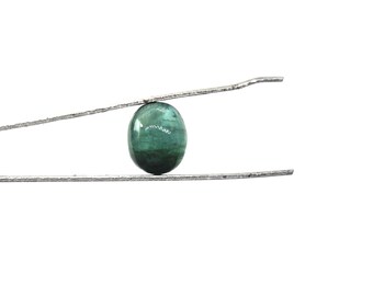 Indicolite Tourmaline Cabochon: Oval Blue Gemstone (9.20x11.20 MM)