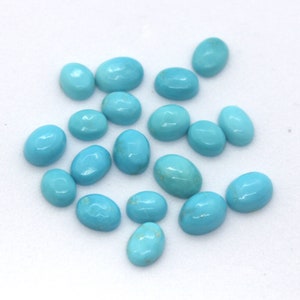 Arizona Turquoise cab oval Cabochon Blue Color Cabochon sleeping beauty turquoise cabochon December birthstone For Jewelry Making