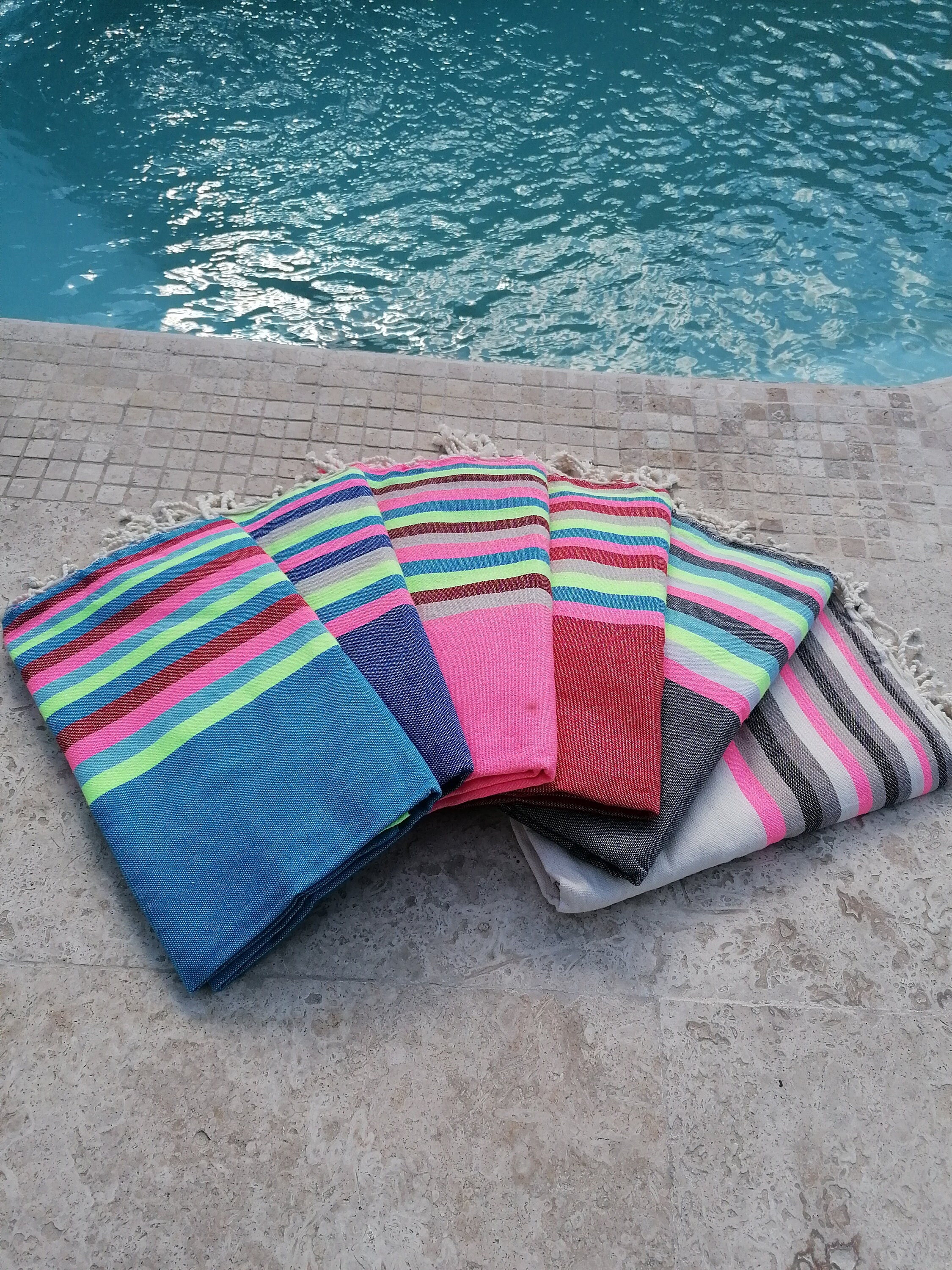 Fouta 5 Couleurs 1M/2M