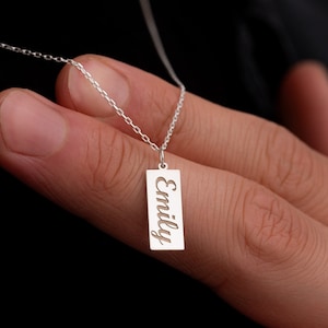 Engraved Custom Necklace for Men , Initial Necklace for Him , Male Initial Necklace , Engraved Necklace , Mens Name Necklace