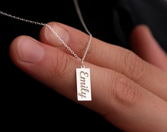 Engraved Custom Necklace for Men , Initial Necklace for Him , Male Initial Necklace , Engraved Necklace , Mens Name Necklace