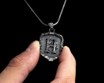 Personalized Sterling Silver Initial Necklace - Unique Letter Pendant