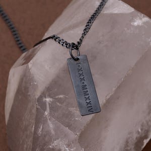 Engraved Custom Necklace for Men , Mens Custom Necklace , Personalized Engraved Necklace , Personalized Engraved Necklace , Mens Necklace